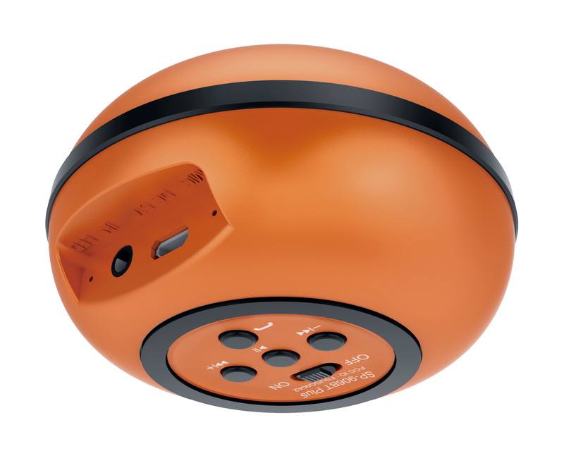 Genius Speaker Sp-906Bt Plus 10 Hours Play Time For Mobile Devices, Flame Orange